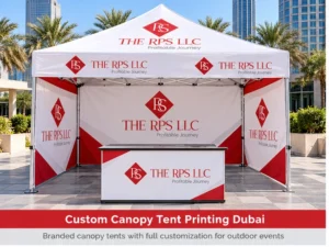 custom canopy tent printing dubai