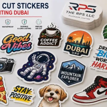 Die cut stickers printing Dubai by THE RPS LLC