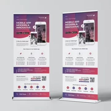 rollup banner printing in Dubai