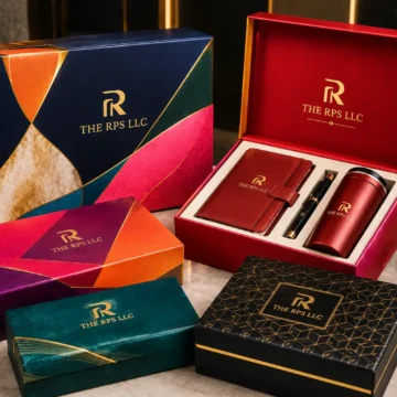 Custom gift boxes Dubai 4 color printing THE RPS LLC