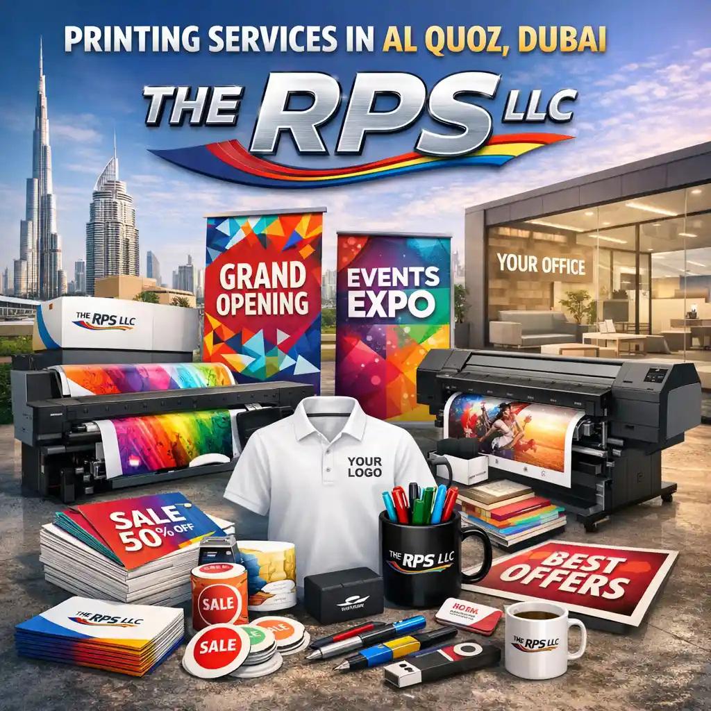 Printing services in Al Quoz Dubai by THE RPS LLC
