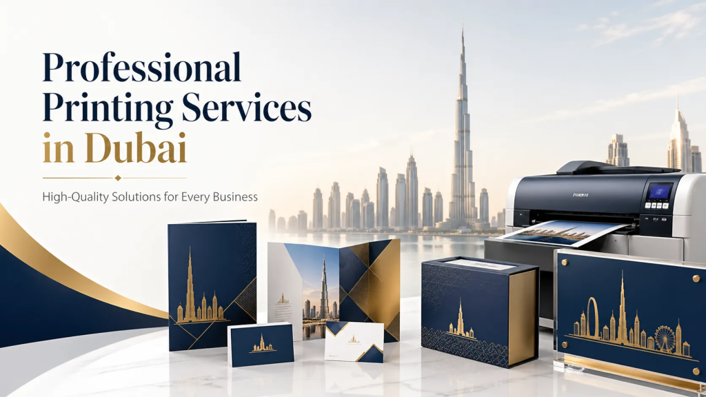 Professional Printing Services in Dubai for Business Branding