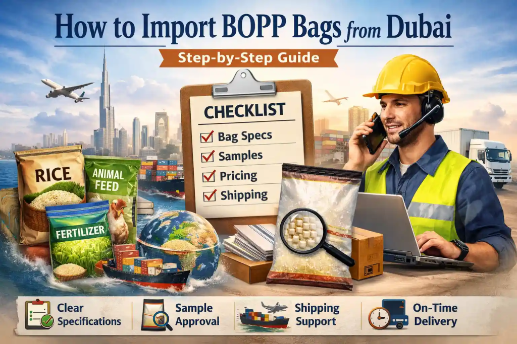 How to Import BOPP Bags from Dubai (Step-by-Step Guide) 8 How to Import BOPP Bags from Dubai