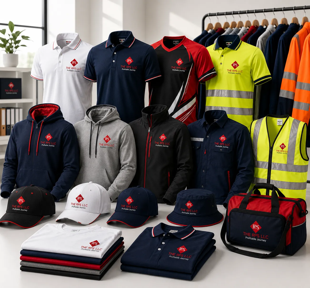Custom uniforms produced by The RPS LLC