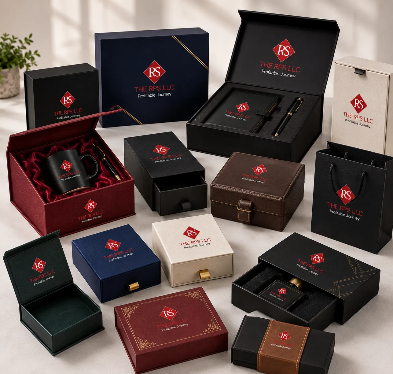 Luxury corporate gift boxes