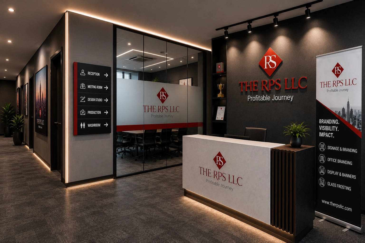 Signage and office branding