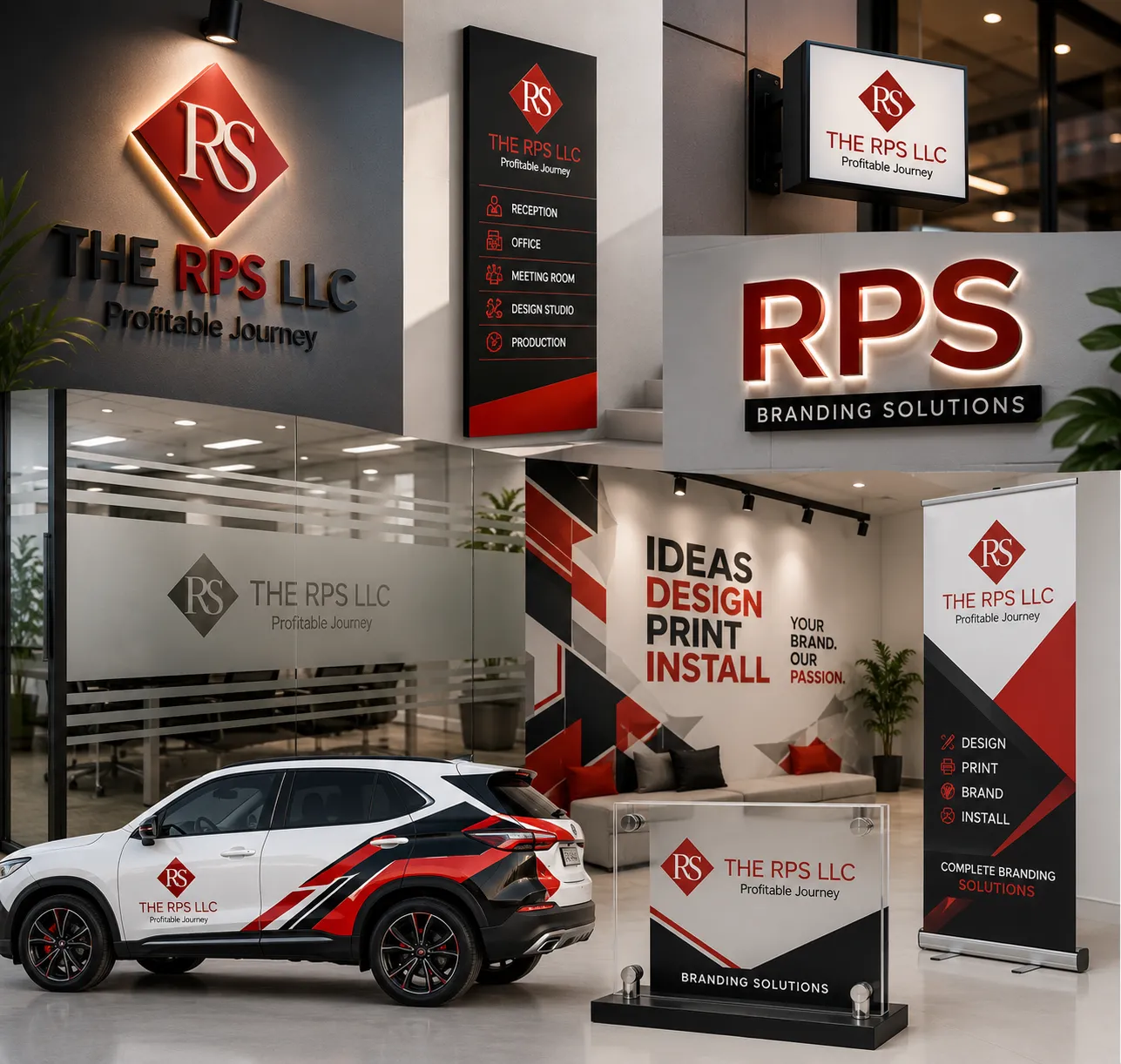 Signage and display production