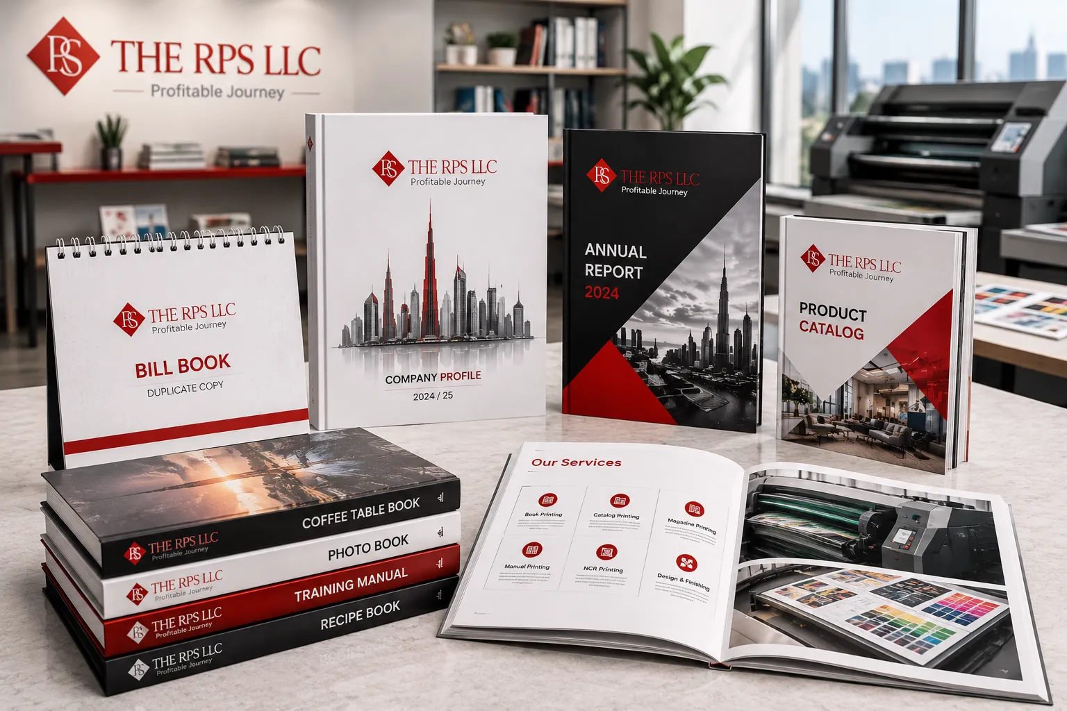 Book Binding Options Dubai Hardcover, softcover, perfect binding, spiral and Wire-O book printing options in Dubai